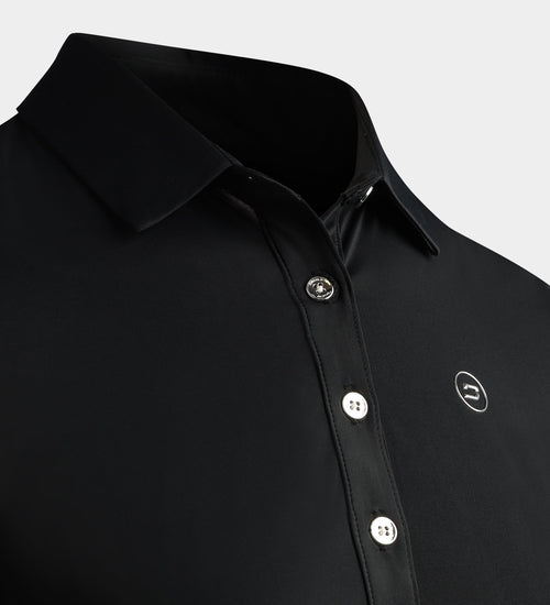 LADIES ELITE POLO - BLACK