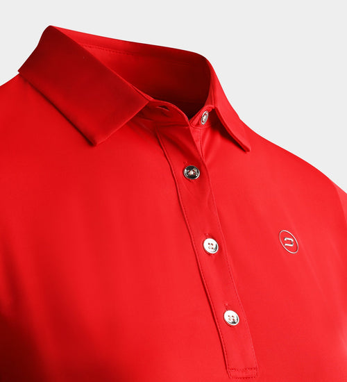 LADIES ELITE POLO - RED