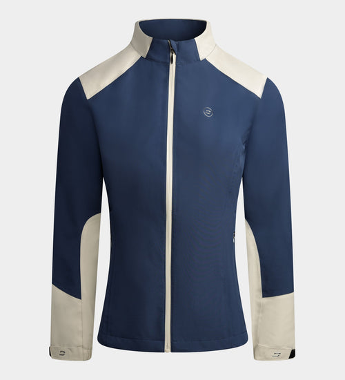 LADIES THERMA RAIN JACKET - NAVY