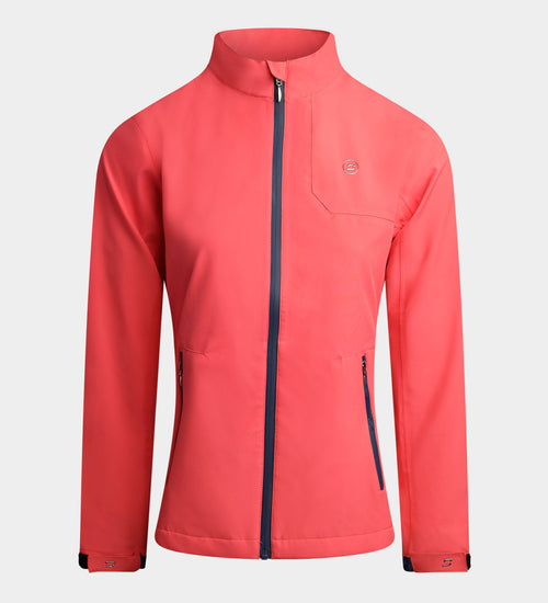 LADIES VENUS RAIN JACKET - CORAL