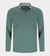 LEADER LONG SLEEVE POLO - SAGE/WHITE
