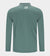 LEADER LONG SLEEVE POLO - SAGE/WHITE