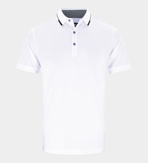 LEADER POLO - WHITE