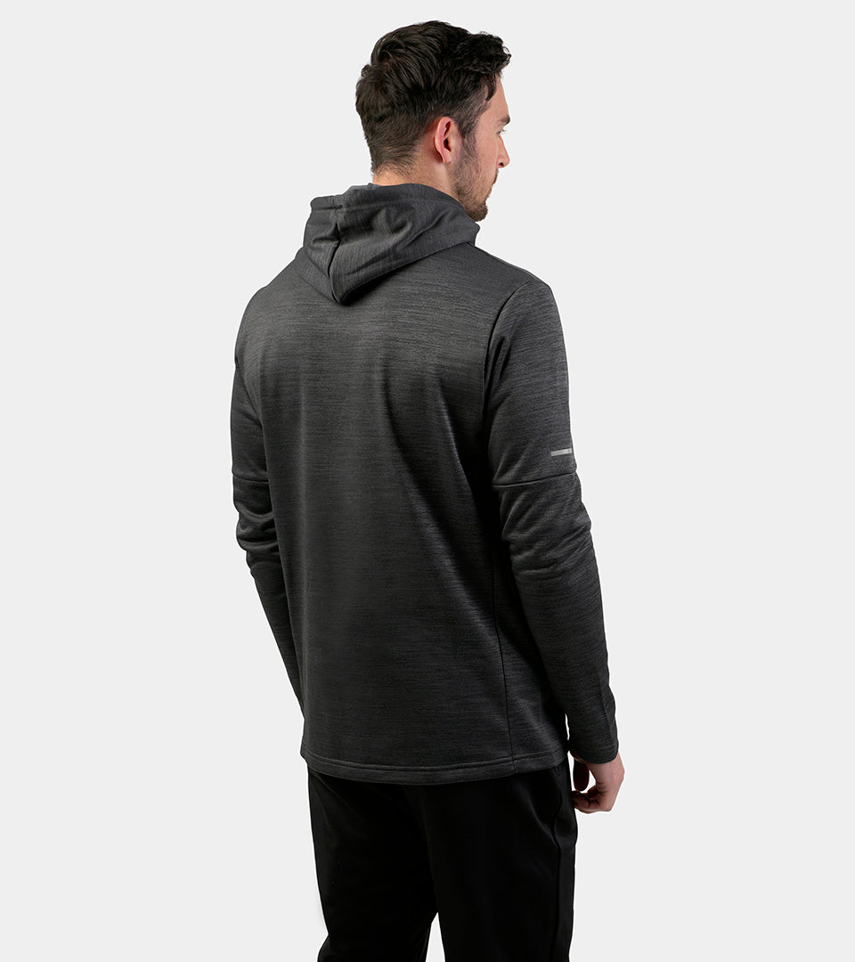 MENS ULTRA FIT HOODIE - BLACK FLEK - DRUIDS