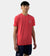 MEN'S FLEK STRETCH SPORTS T-SHIRT - RED - DRUIDS