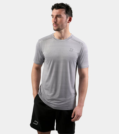 MEN'S MICRO SPORT T-SHIRT - GREY - DRUIDS