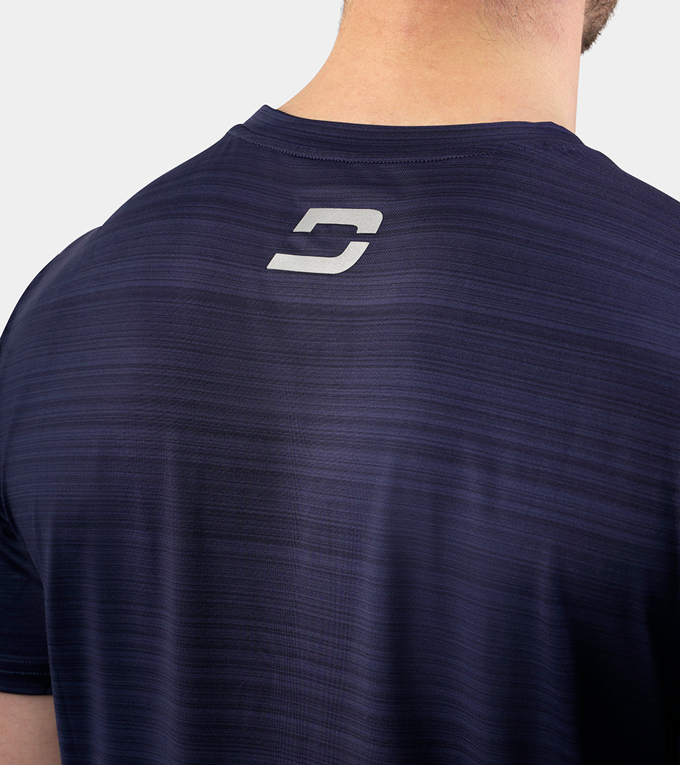 MEN'S MICRO SPORT T-SHIRT - NAVY - DRUIDS