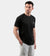 MEN'S PERFORATED SPORTS T-SHIRT - BLACK - DRUIDS