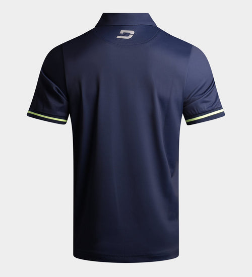 MODERN ABSTRACT POLO - NAVY