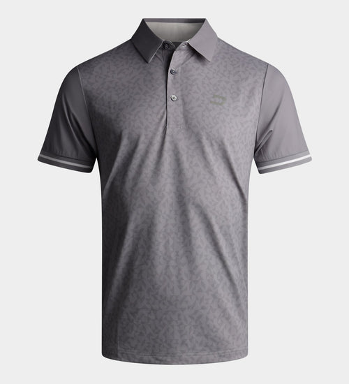 MODERN ABSTRACT POLO - GREY