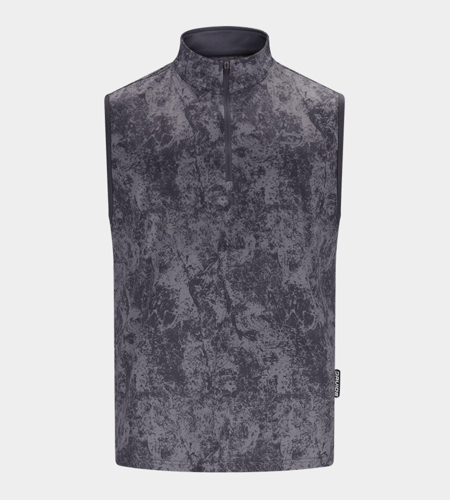 MARBLE SLEEVELESS - CHARCOAL