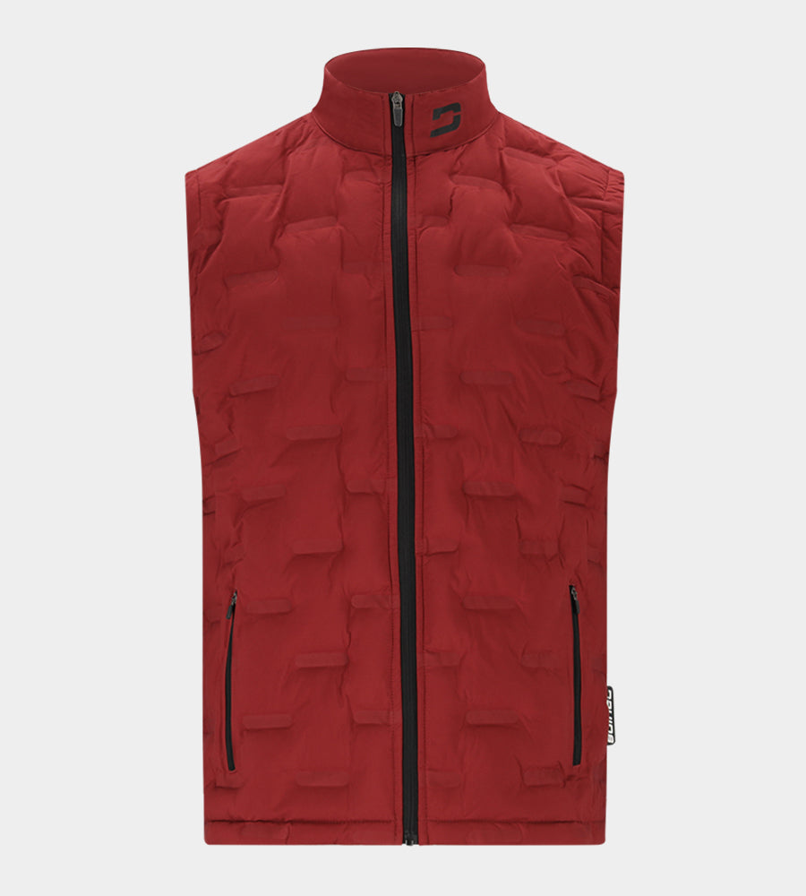 MEMBERS GILET - BURGUNDY