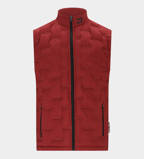 MEMBERS GILET - BURGUNDY