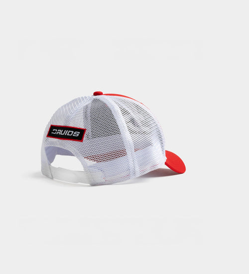 KIDS PLAYERS D CAP - RED/WHITE