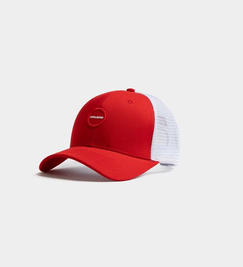 KIDS PLAYERS D BADGE CAP - RED/WHITE