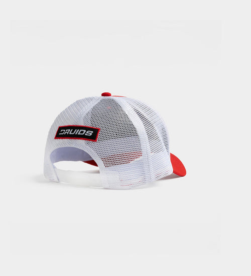 KIDS PLAYERS D BADGE CAP - RED/WHITE