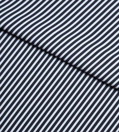 STRIPE POLO - NAVY