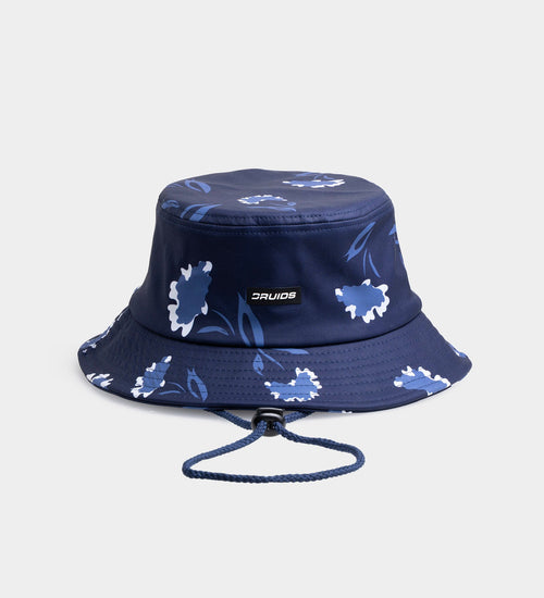 FLORA BUCKET HAT - NAVY