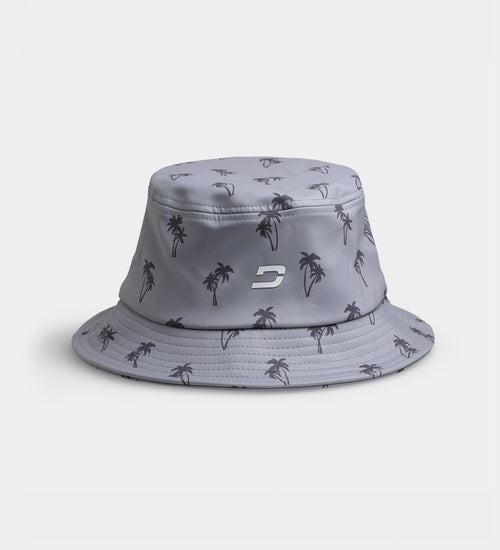 PALM BUCKET HAT - GREY