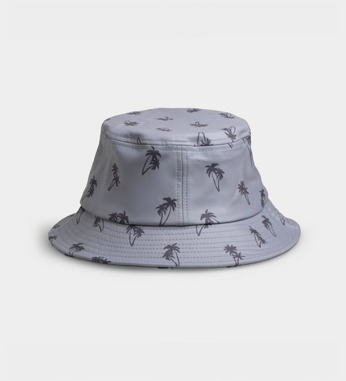 PALM BUCKET HAT - GREY
