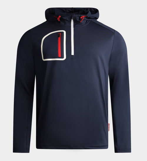 NAUTICAL HOODIE - NAVY