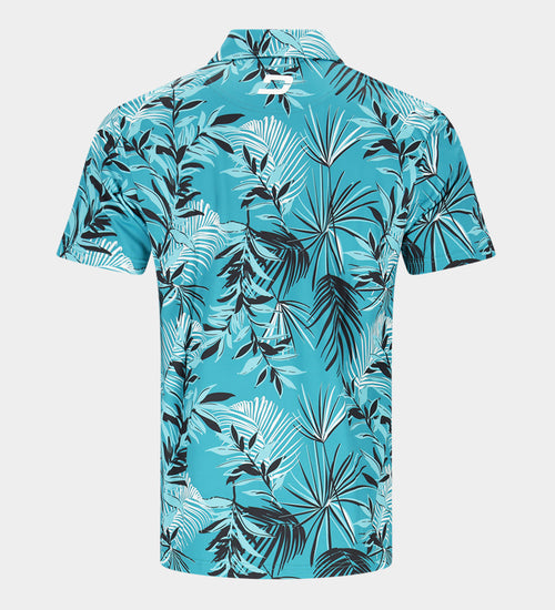 NEON TROPIC POLO - GREEN