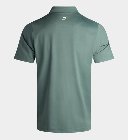 PANEL POLO - SAGE / WHITE