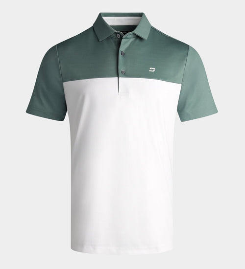 PANEL POLO - SAGE / WHITE