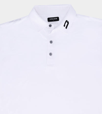 MENS PERFORMANCE GOLF POLO - WHITE