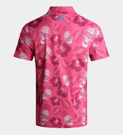 PINEAPPLE SKULLZ 2.0 POLO - PINK