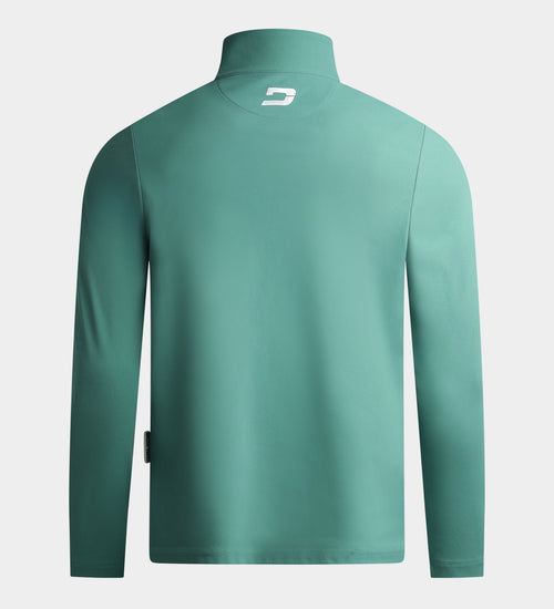 PIQUE MIDLAYER - GREEN