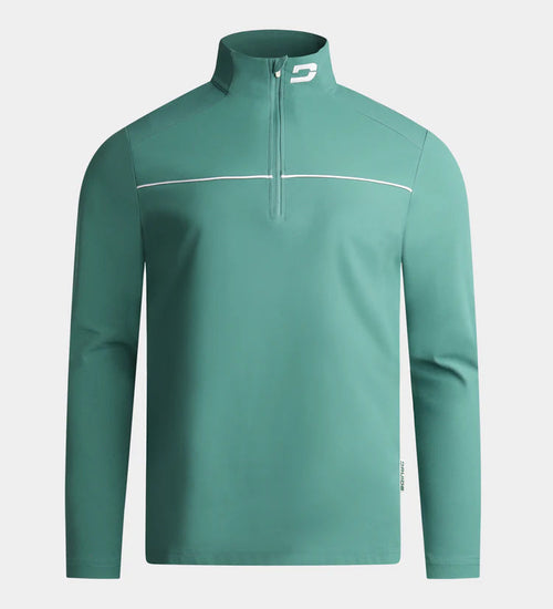 PIQUE MIDLAYER - GREEN