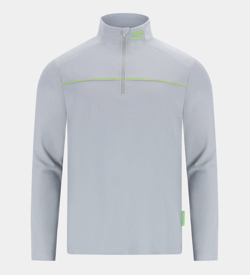 PIQUE MIDLAYER - GREY