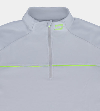 PIQUE MIDLAYER - GREY