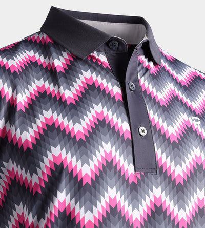 PRINT-TEK POLO - PINK