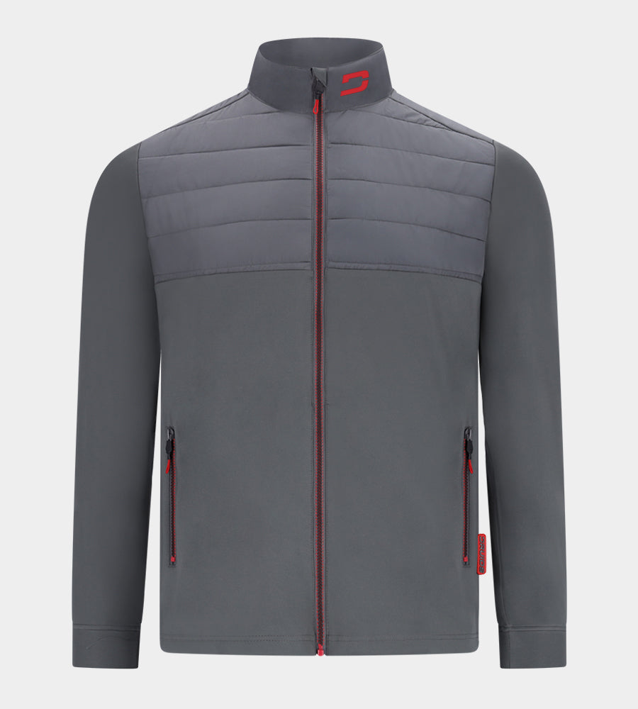 REFLEX JACKET - CHARCOAL / RED