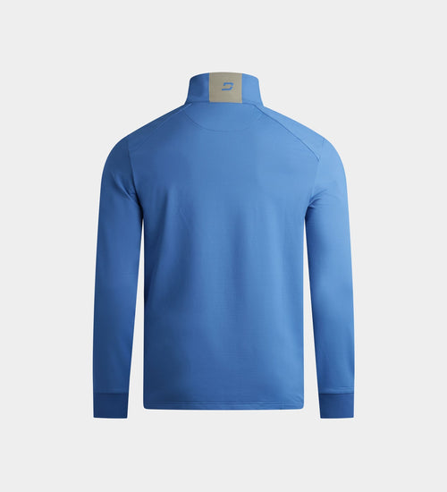 KIDS RIBBED PINE MIDLAYER - BLUE
