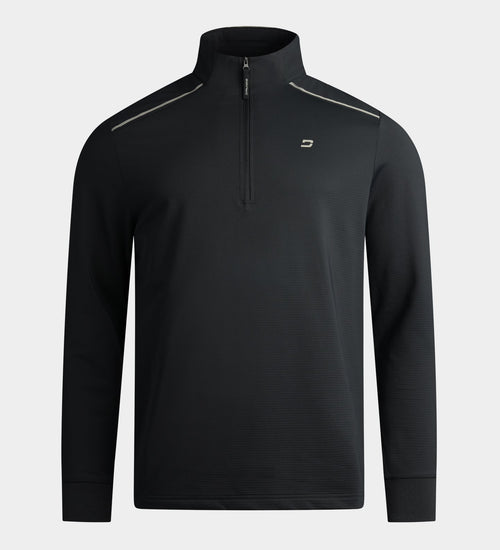 RIBBED PINE MIDLAYER - BLACK