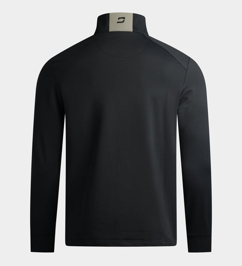 RIBBED PINE MIDLAYER - BLACK