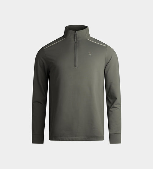 KIDS RIBBED PINE MIDLAYER - CHARCOAL