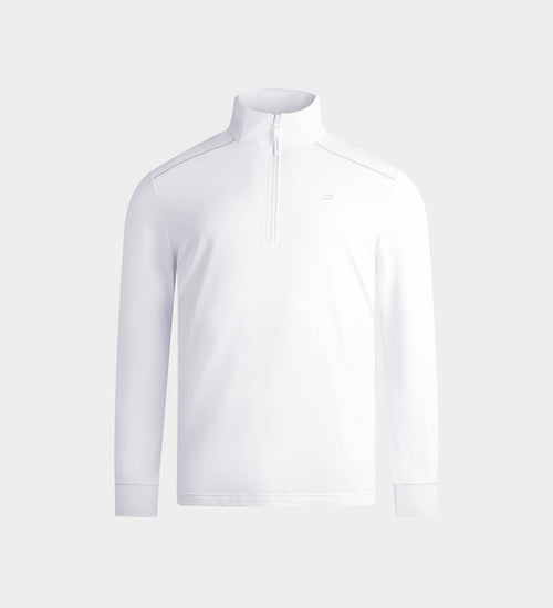 KIDS RIBBED PINE MIDLAYER - WHITE