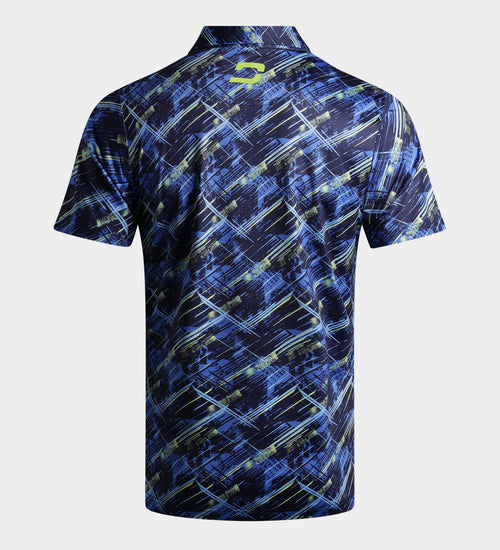 SCUFFED POLO - NAVY