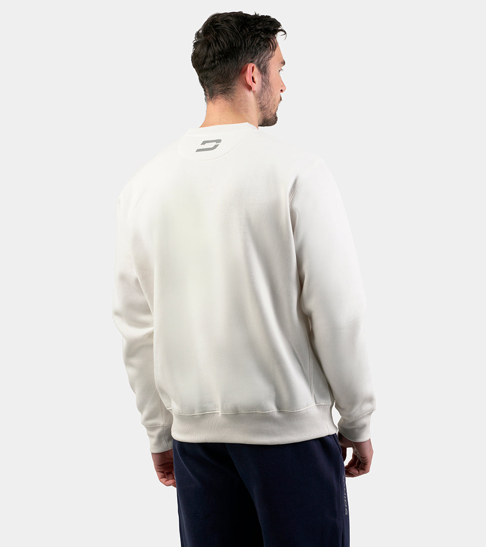 SIMPLE CREW SWEATSHIRT - WHITE - DRUIDS