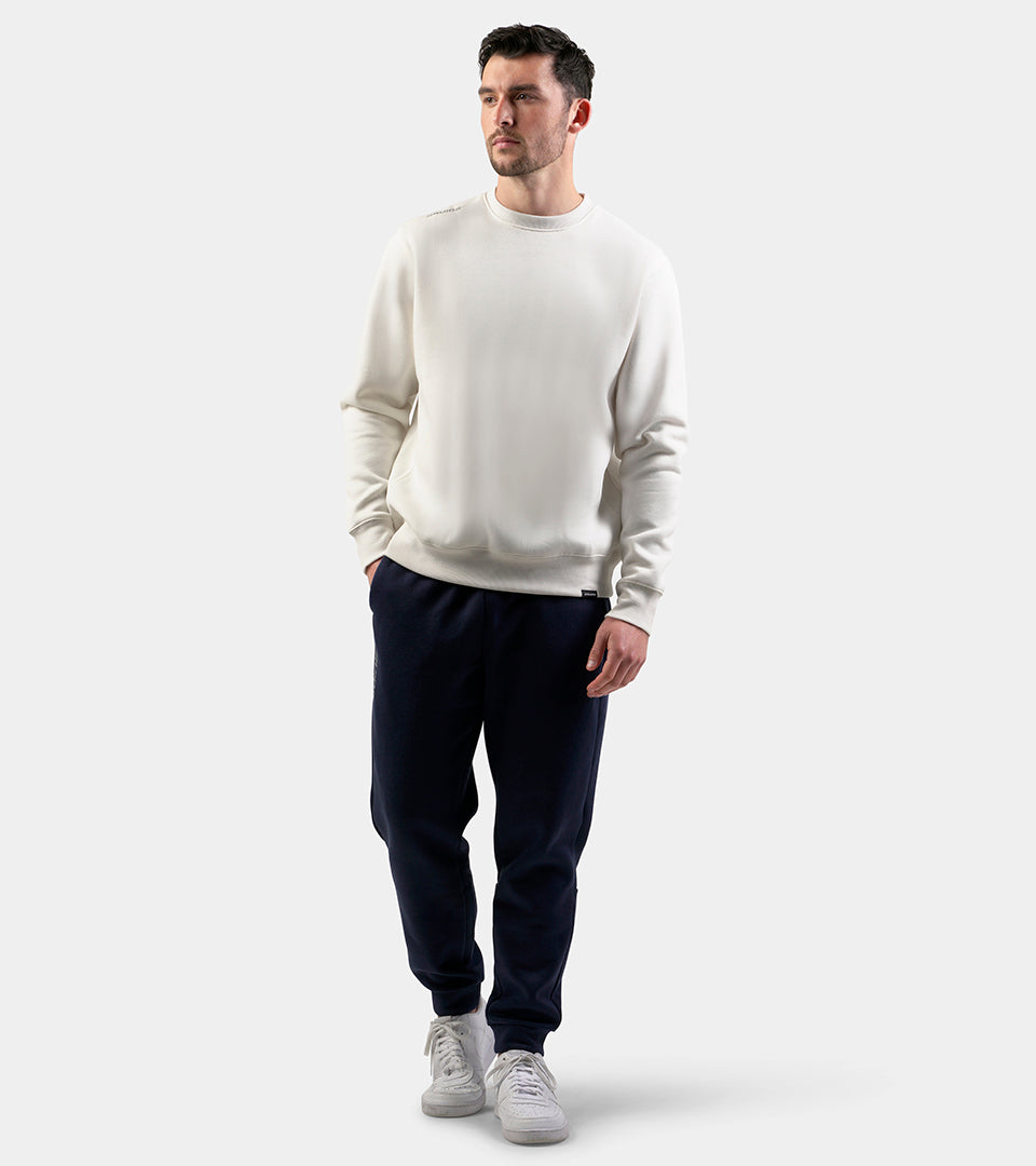 SIMPLE CREW SWEATSHIRT - WHITE - DRUIDS