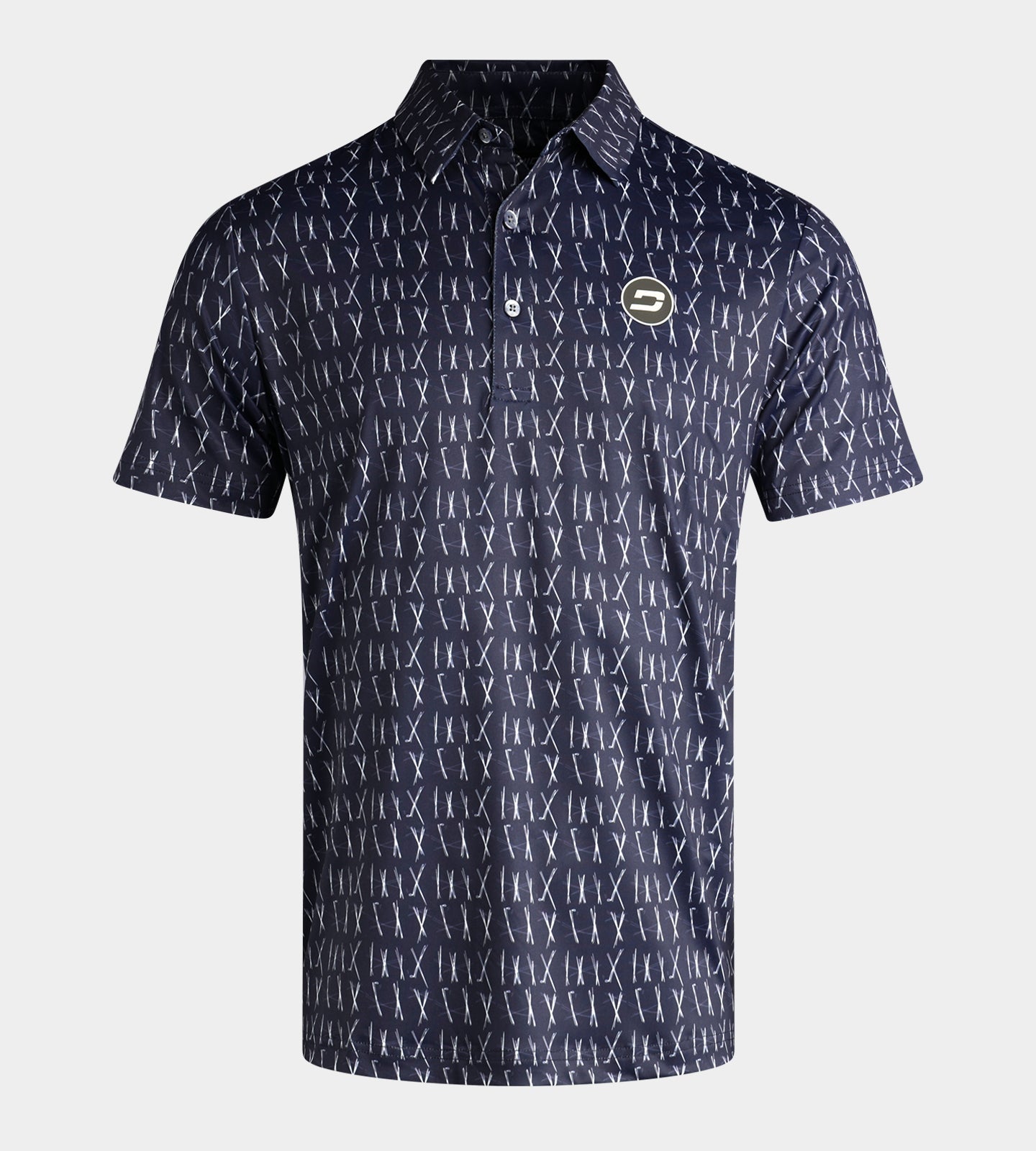 SCRIBBLE CLUB POLO - NAVY