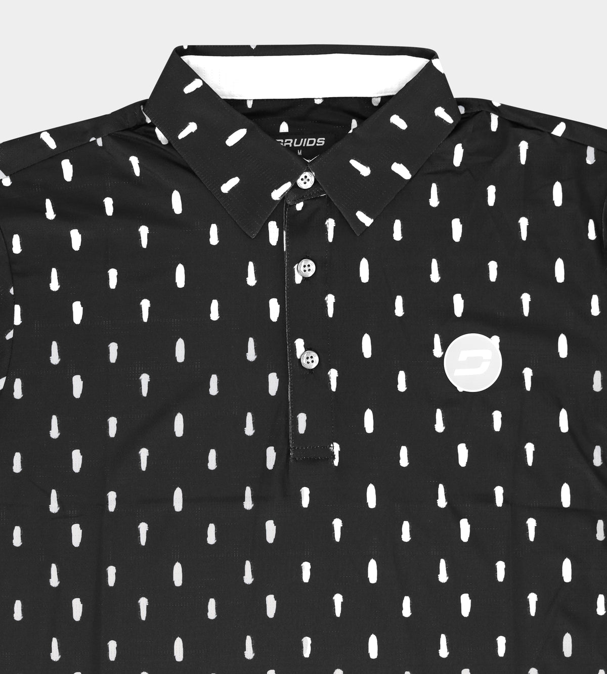 SPLATTER POLO - BLACK