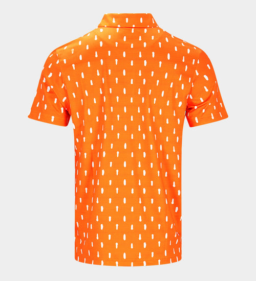 SPLATTER POLO - ORANGE