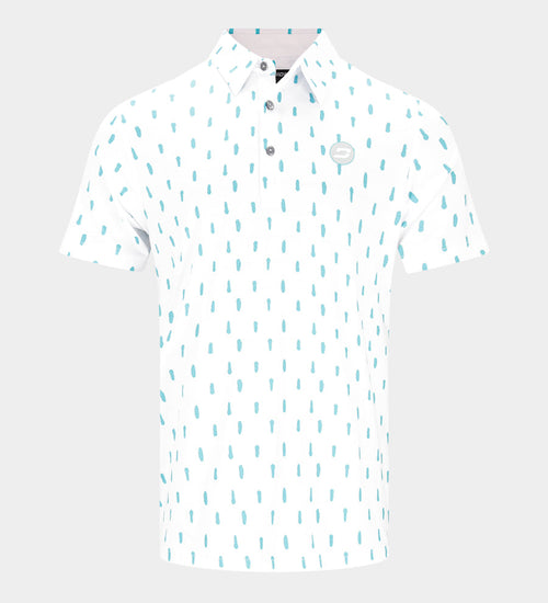 SPLATTER POLO - WHITE