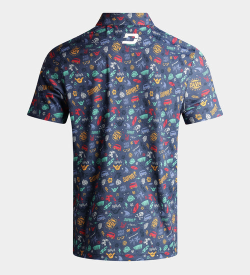 SUMMER BEACH POLO - NAVY