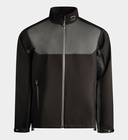 THUNDER RAIN JACKET - BLACK / GREY